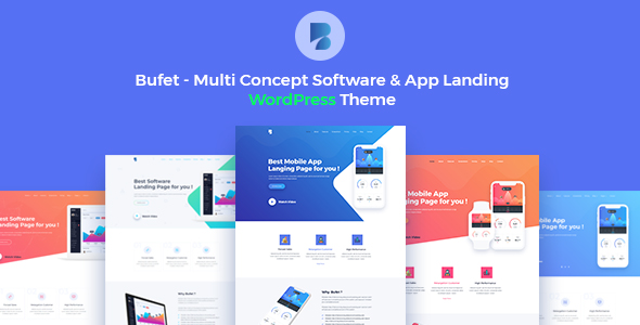 Bufet-多概念软件和应用APP WordPress主题+ RTL官方限时免费主题-G-Suite