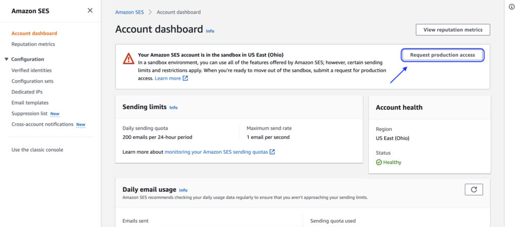 图片[3]-Get out of AWS SES Sandbox and Increase Send Limit and/or Send Rate 2023-G-Suite