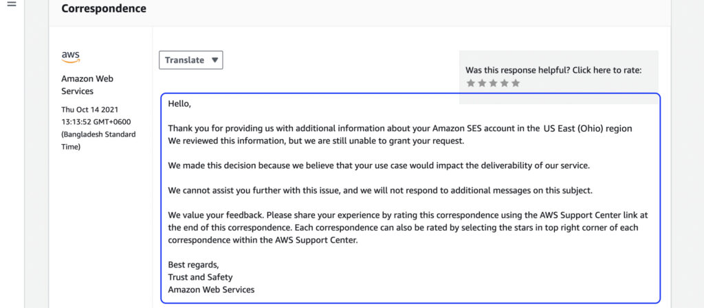 图片[14]-Get out of AWS SES Sandbox and Increase Send Limit and/or Send Rate 2023-G-Suite